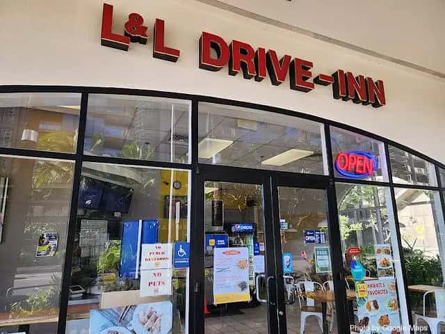 L&L Hawaiian Barbecue — nearby restaurant on Oahu