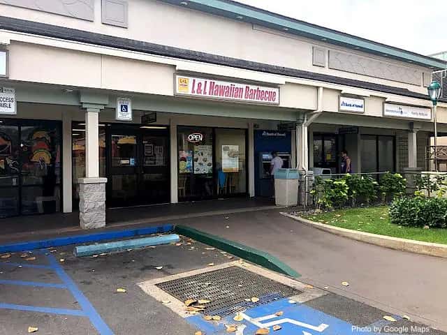 L&L Hawaiian Barbecue — nearby restaurant on Oahu