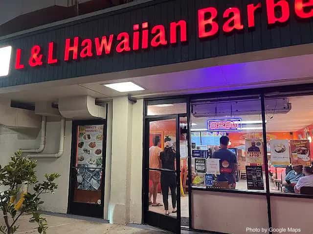 L&L Hawaiian Barbecue — nearby restaurant on Oahu