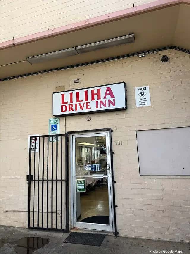 Liliha Drive Inn — nearby restaurant on Oahu