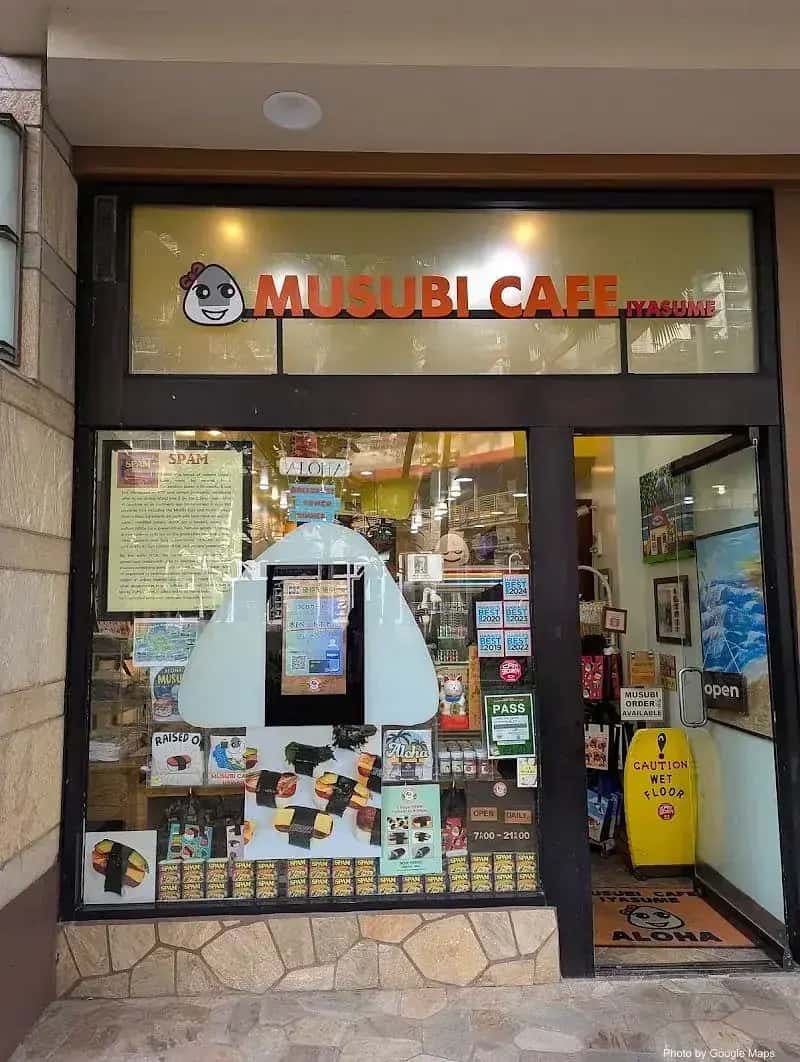 Musubi Cafe IYASUME Waikiki Beach Walk — nearby restaurant on Oahu