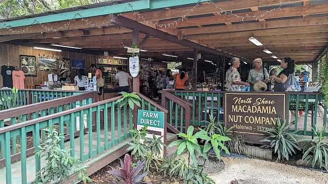 North Shore Macadamia Nut Company — nearby restaurant on Oahu