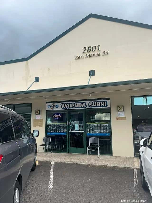 Waipuna Sushi Manoa — nearby restaurant on Oahu