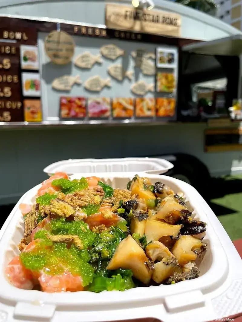 Five Star Poke - Photo 2 of 6 | NateEatsHawaii restaurant gallery and food photos from Oahu, Hawaii