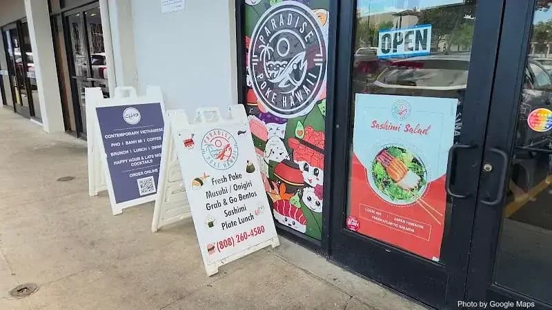 Paradise Poke Hawaii - Nuuanu - Photo 3 of 6 | NateEatsHawaii restaurant gallery and food photos from Oahu, Hawaii