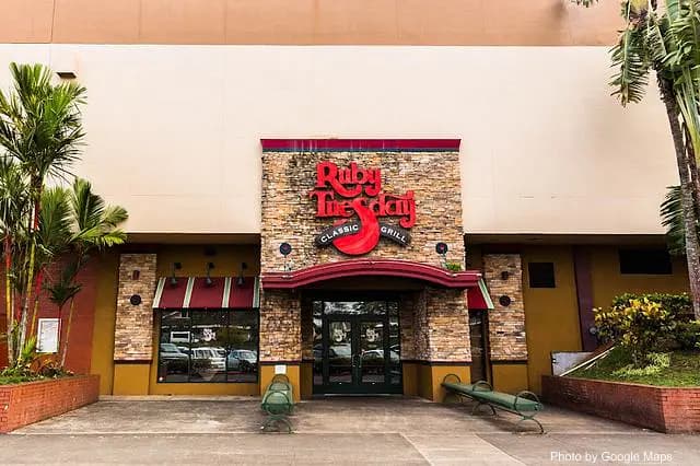 Ruby Tuesday Windward Mall - American Restaurant on Oahu, Hawaii | NateEatsHawaii food review and recommendations