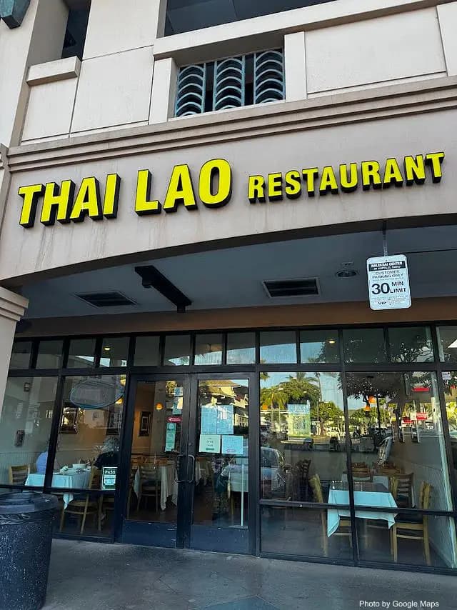 Thai Lao Restaurant - Thai Restaurant on Oahu, Hawaii | NateEatsHawaii food review and recommendations