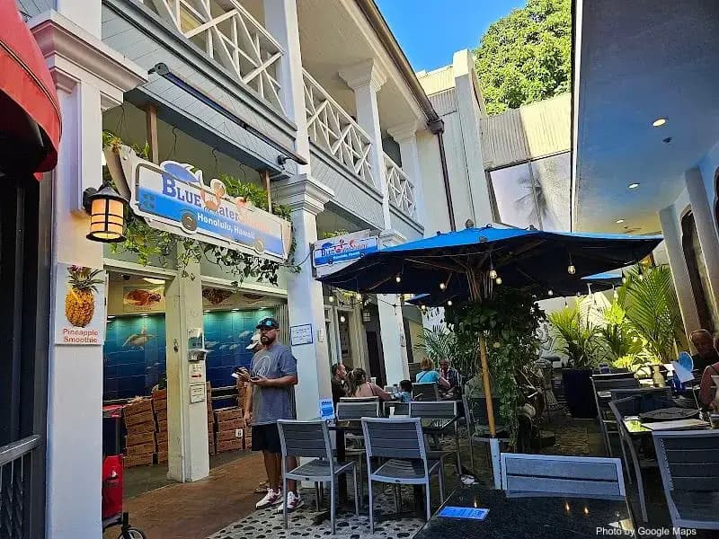 Blue Water Shrimp & Seafood Hilton Hawaiian Village - Seafood Restaurant on Oahu, Hawaii | NateEatsHawaii food review and recommendations