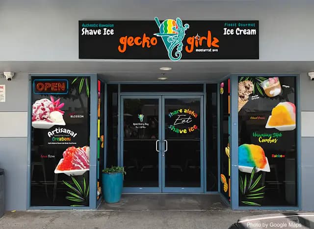 Gecko Girlz Shave Ice and Ice Cream Shop - Waikiki, Hawaii - Vegan Restaurant on Oahu, Hawaii | NateEatsHawaii food review and recommendations