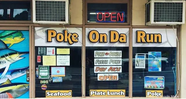 Poke On Da Run Shop - Hawaiian Restaurant on Oahu, Hawaii | NateEatsHawaii food review and recommendations