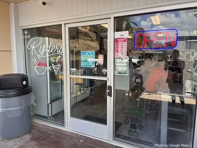 Ryder's Poke And Shave Ice — nearby restaurant on Oahu