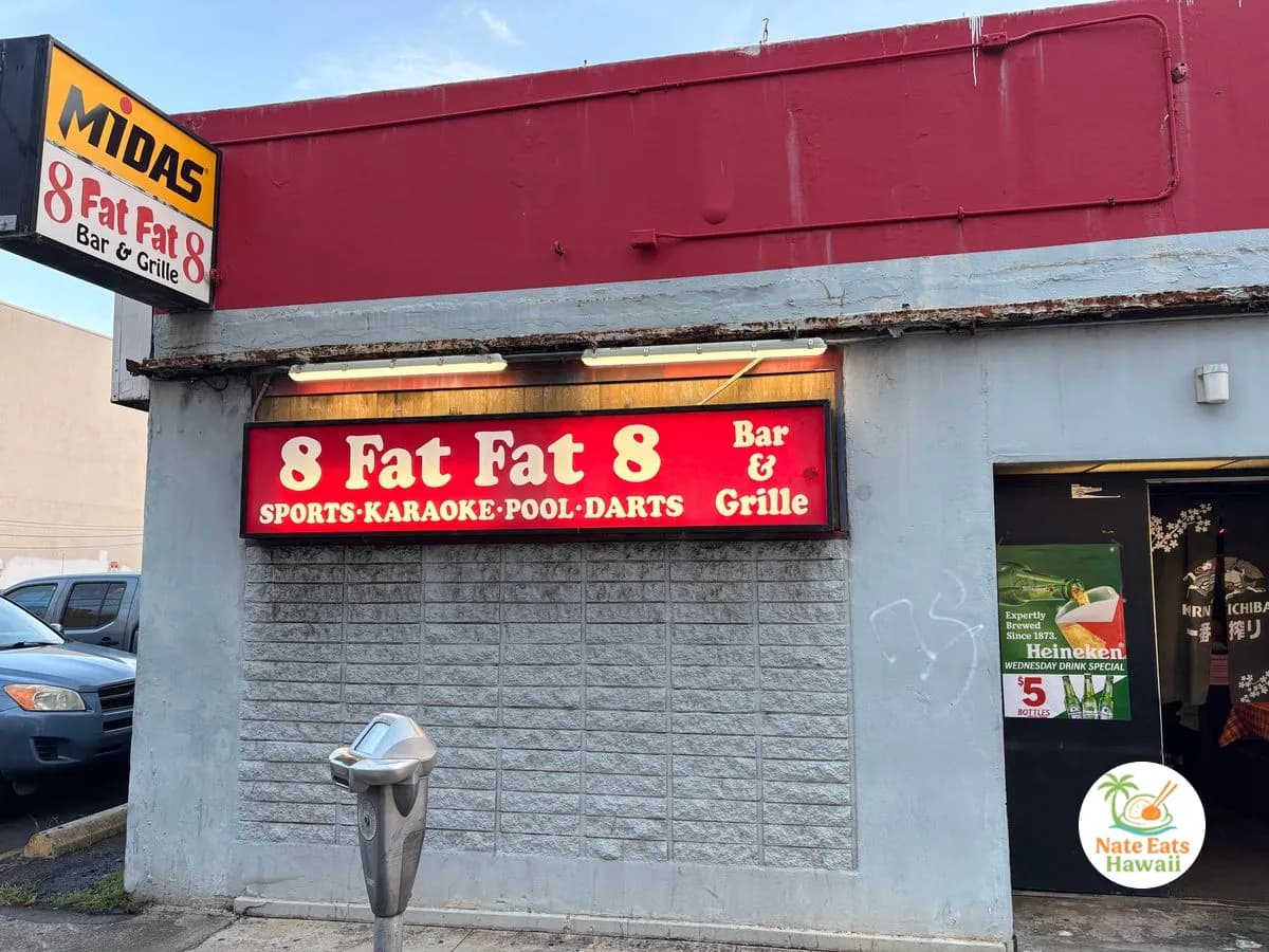 8 Fat Fat 8 Bar & Grille - Chinese on Oahu, Hawaii | NateEatsHawaii food review and recommendations