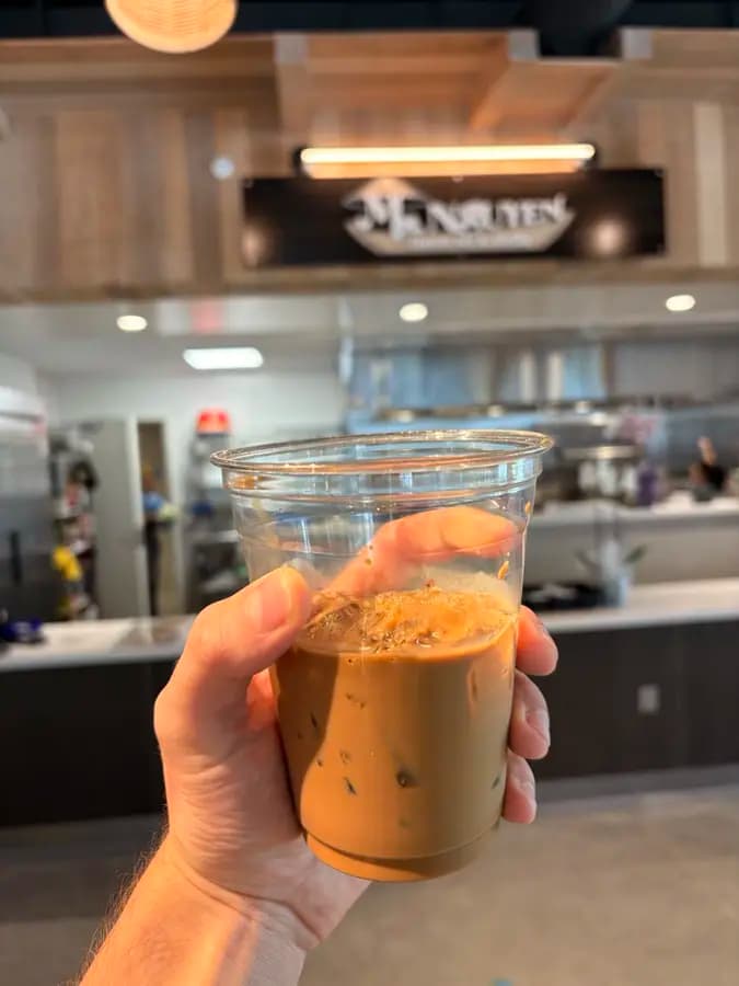 Vietnamese iced coffee with condensed milk from Ms Nguyen Banh Mi at The Park on Keeaumoku