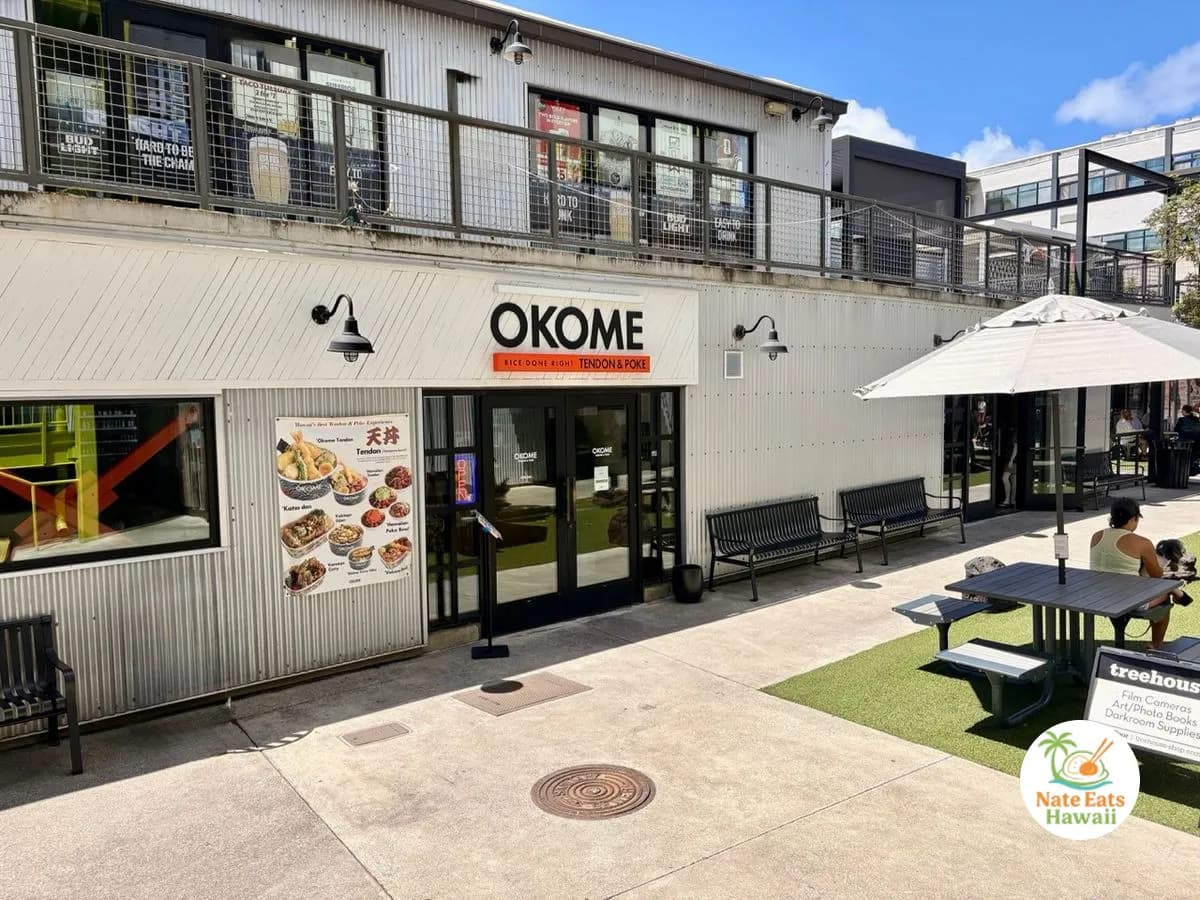 OKOME TENDON & POKE - Hawaiian on Oahu, Hawaii | NateEatsHawaii food review and recommendations