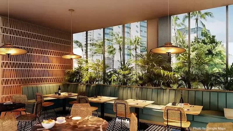 HIDEOUT — nearby restaurant on Oahu