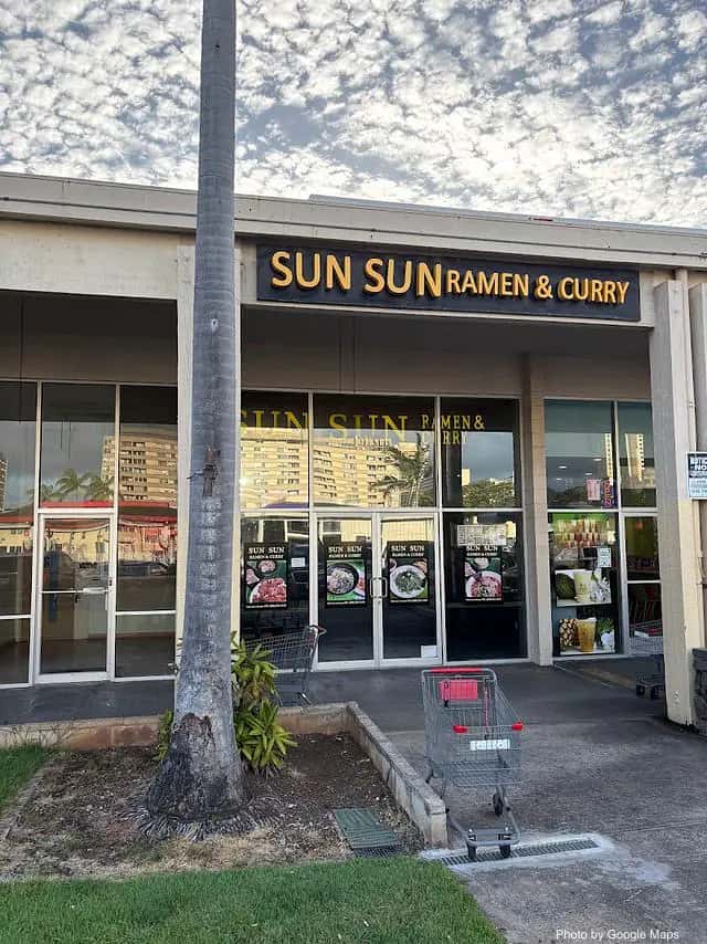 Sun Sun Ramen and Curry — nearby restaurant on Oahu