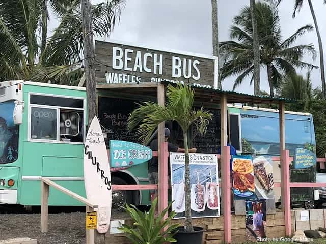 The Beach Bus — nearby restaurant on Oahu