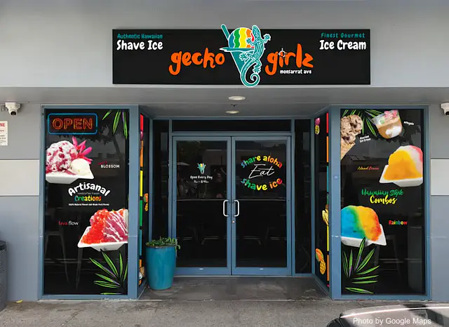 Gecko Girlz Shave Ice and Ice Cream Shop - Waikiki, Hawaii