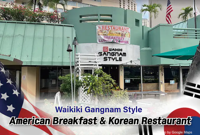 Waikiki Gangnam Style American Breakfast k-food k-specialty restaurant